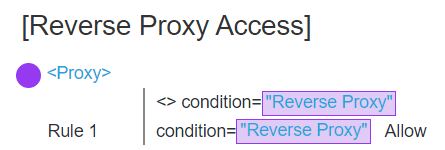 Reverse Proxy Access