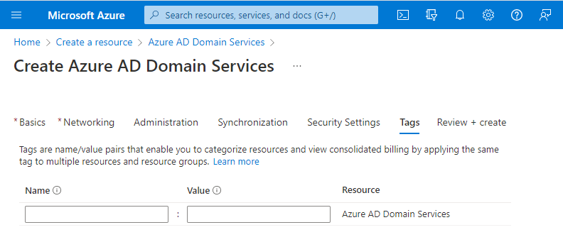 Azure AD Domain Services Tag Rechnung