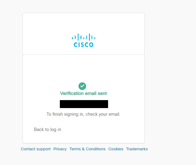 Cisco Smart Account Verification