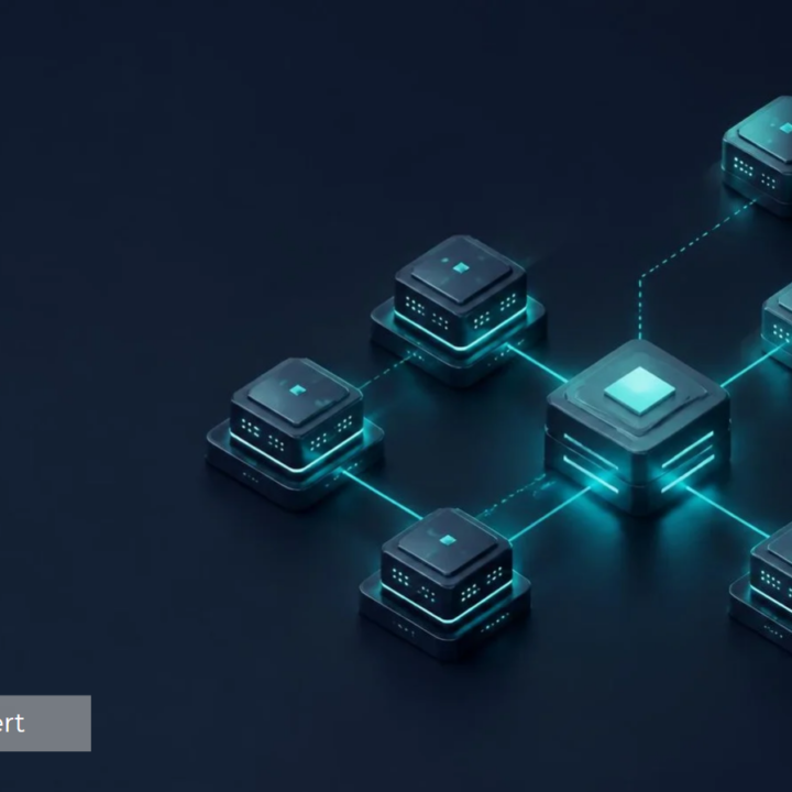 Abstrakte 3D-Visualisierung eines skalierbaren ElasticXL-Firewall-Clusters mit zentralem Gateway und vernetzten Modulen. Leuchtende Verbindungslinien symbolisieren die Kommunikation zwischen den Gateways sowie die flexible Erweiterung der Cluster-Architektur.